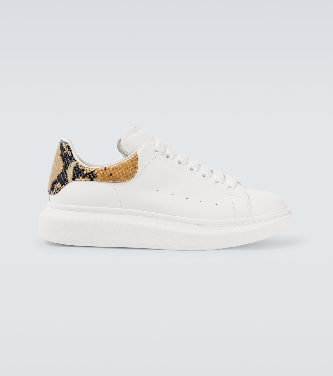

Массивные кожаные кроссовки McQueen, White/Multicolor