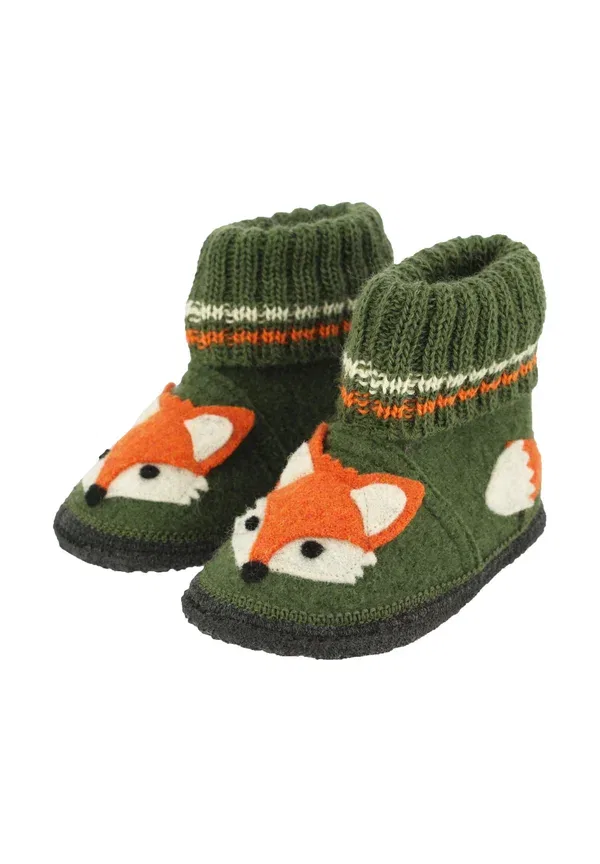 Тапочки Warmfutter fuchs slippers Beck, зеленый — фото 3