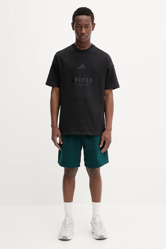 Футболка хлопковая ALL SZN Adidas, черный — фото 2