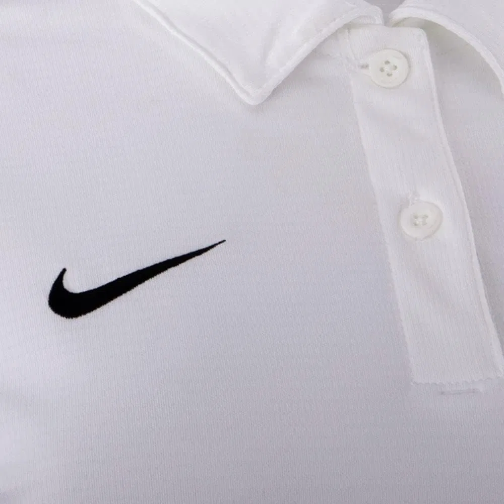 Женское поло Nike, белый — фото 3