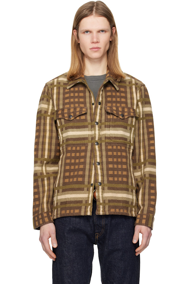 

Rrl Спортивная рубашка «Коричневый Нельсон»