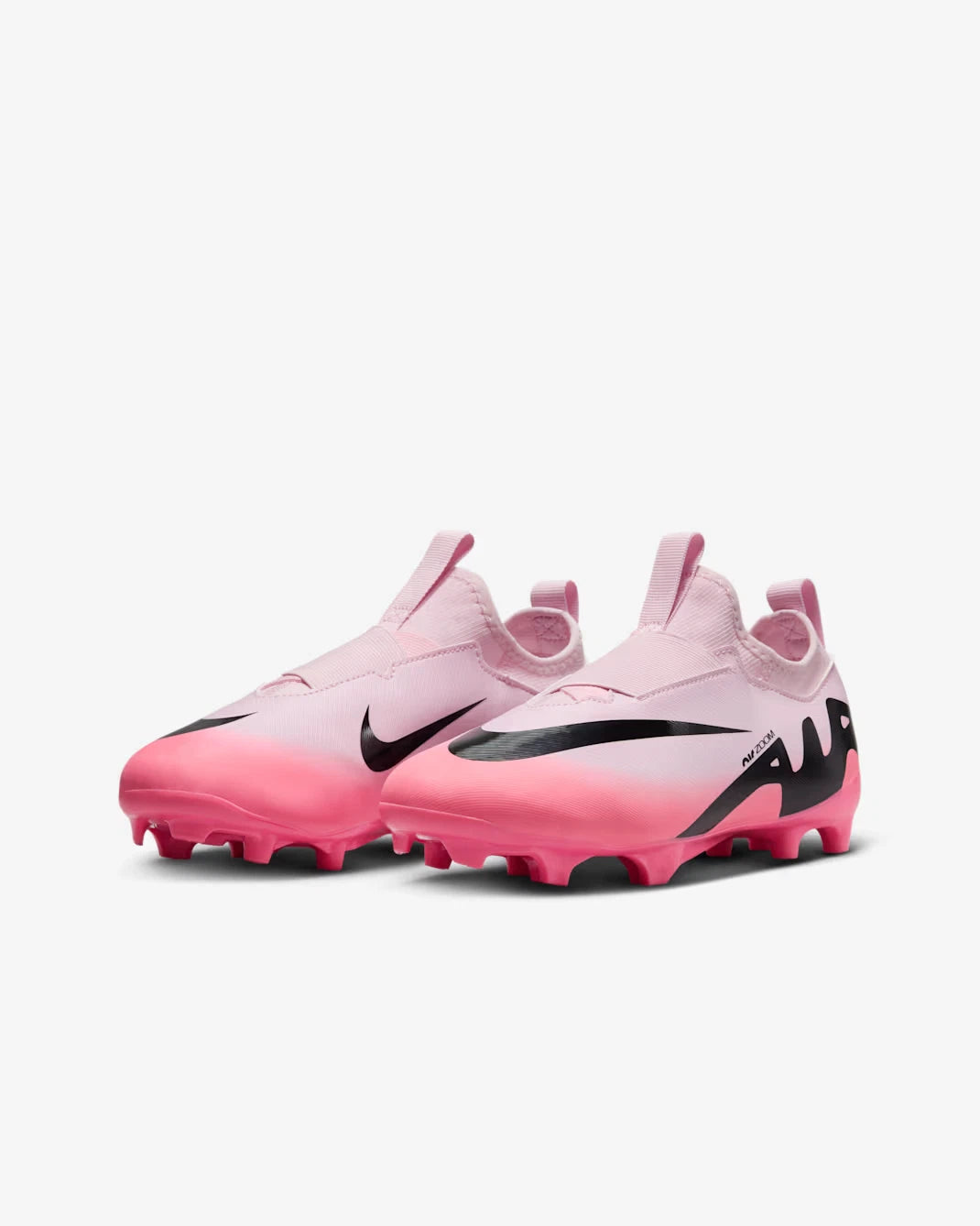 

Детские футбольные бутсы Nike Mercurial Vapor 15 Academy DJ5617-601 розово-черного цвета NIN724