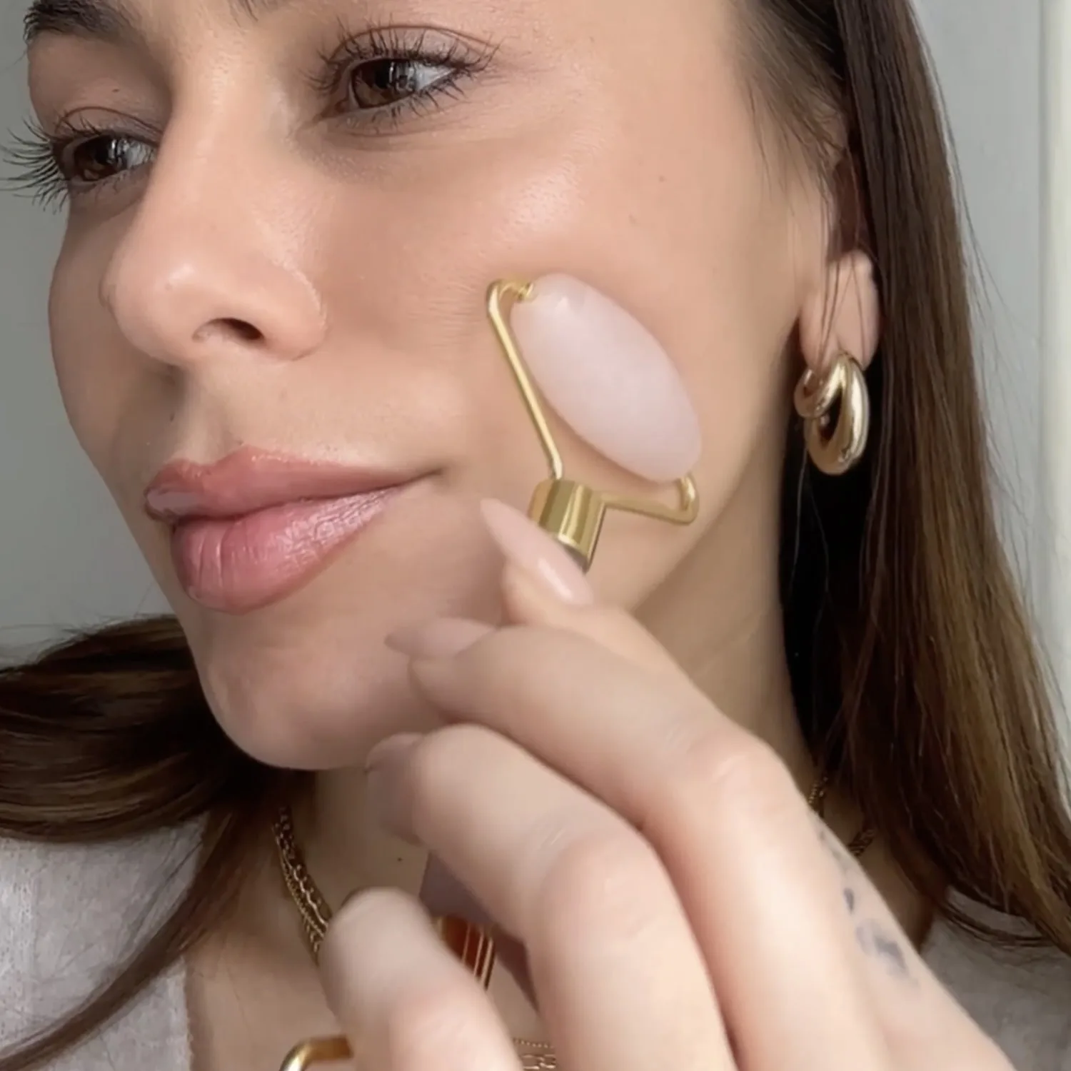 Аксессуары для массажа, набор для фейс-йоги, розовый Ari Anwa Skincare, 290 гр — фото 4