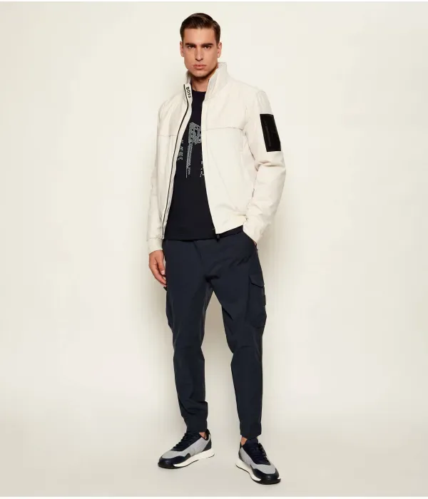 Куртка Джейдона Джей Ти из OW_League regular fit Boss Green, бежевый — фото 2