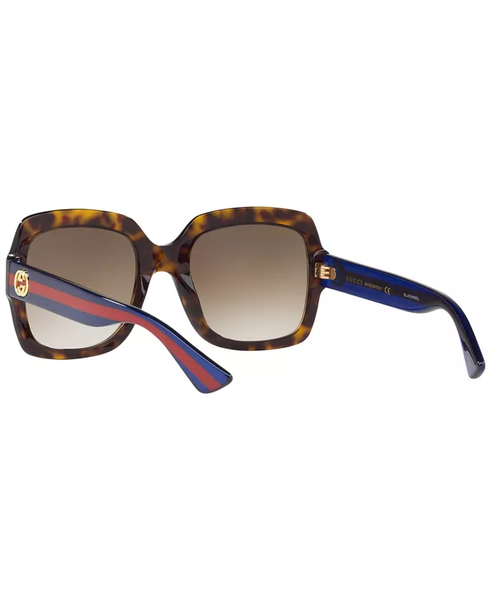 Женские солнцезащитные очки, GG0036SN Gucci, коричневый — фото 2
