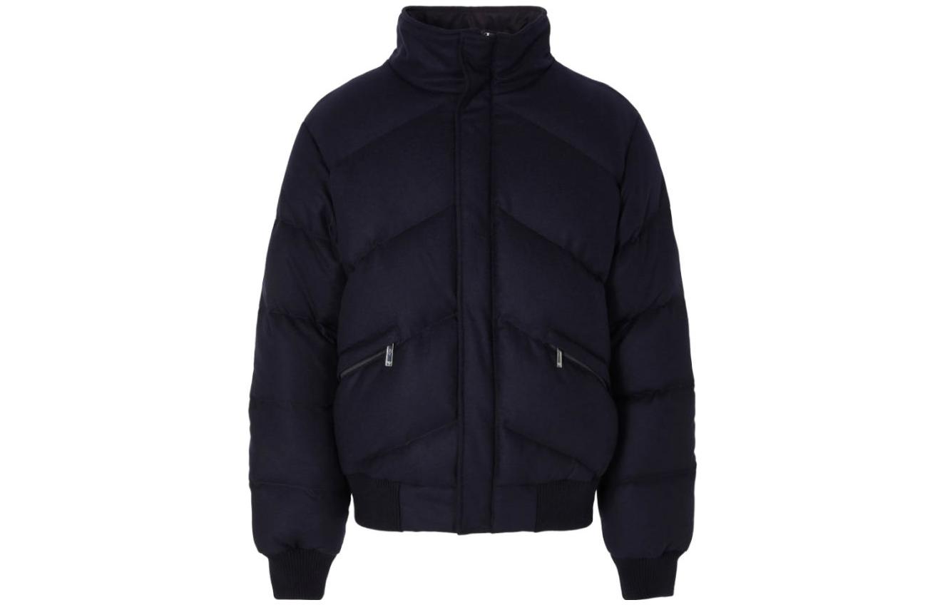 

Пуховик мужской синий EMPORIO ARMANI, морской синий