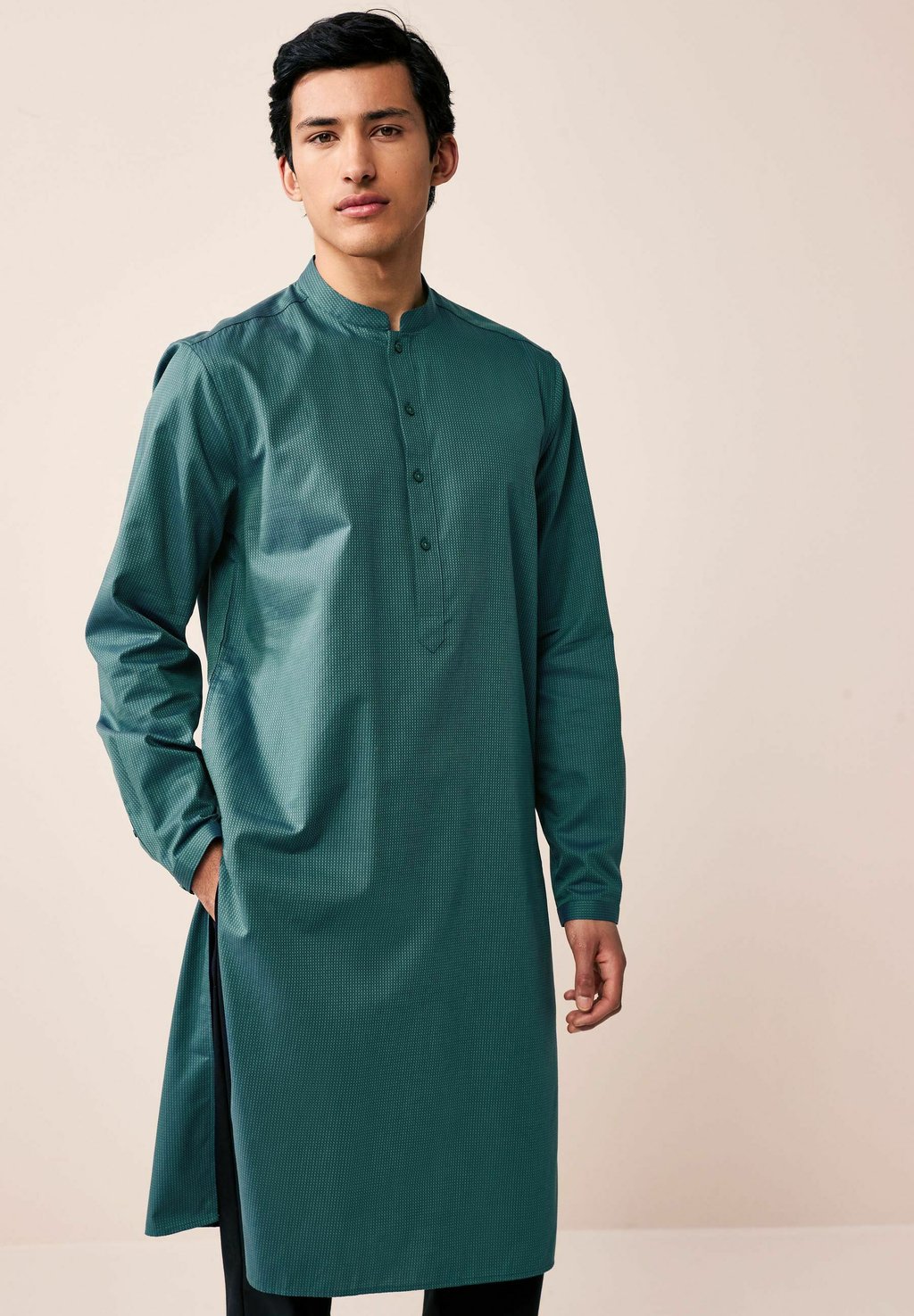 

Рубашка REGULAR FIT TEXTURED SIGNATURE Next, зеленый