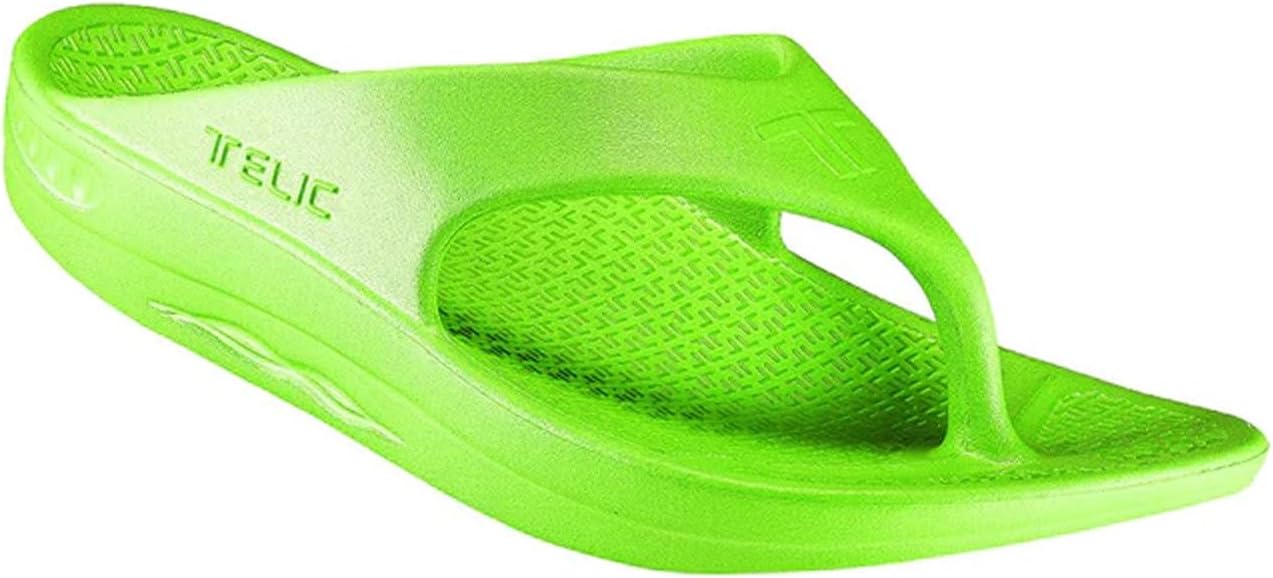 Сандалии Telic Energy Flip Flop - комфортная обувь для мужчин и женщин, Key Lime — фото 3