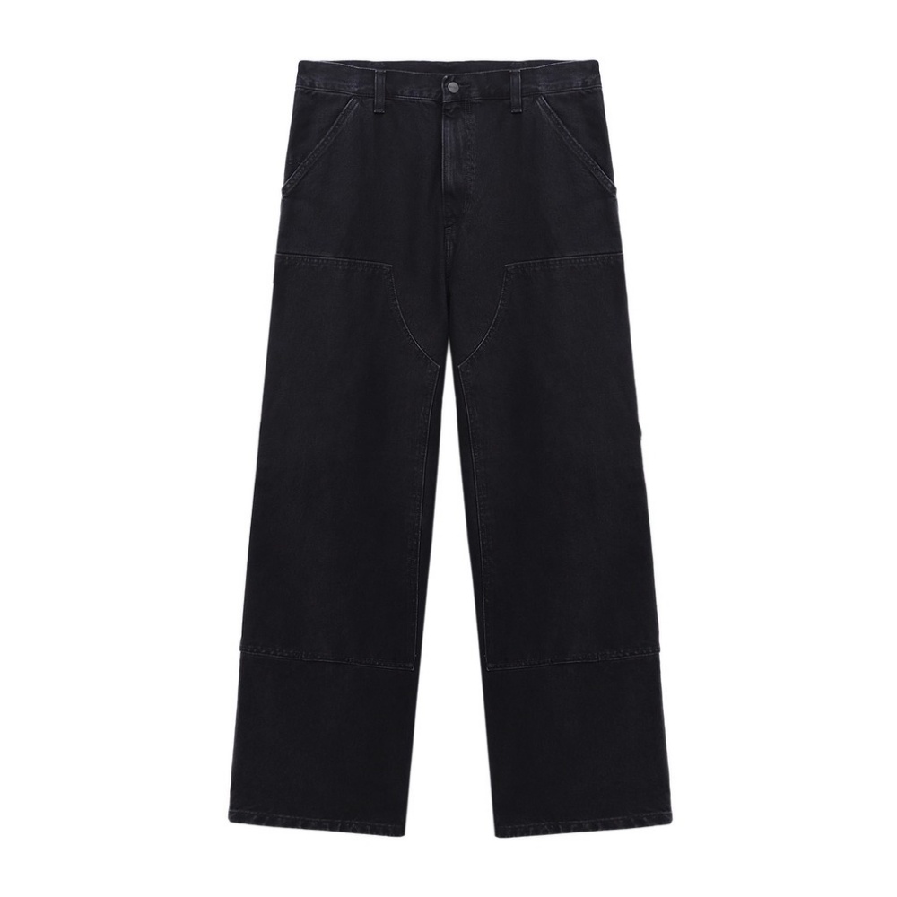 

Carhartt Wip Мужские джинсы BKX/черные, средней ширины штанин
