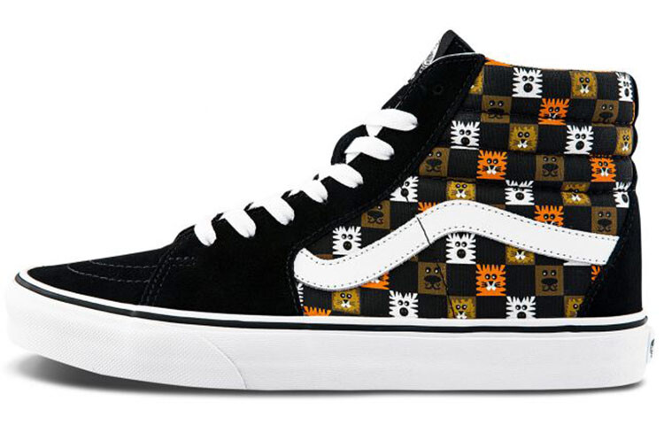 

Кроссовки Vans SK8-HI Cartoon Black, Серый, Кроссовки Vans SK8-HI Cartoon Black