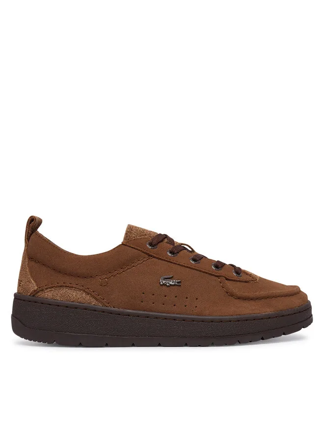 Lacoste Кроссовки судьи 51SMA0105 DB2 коричневые