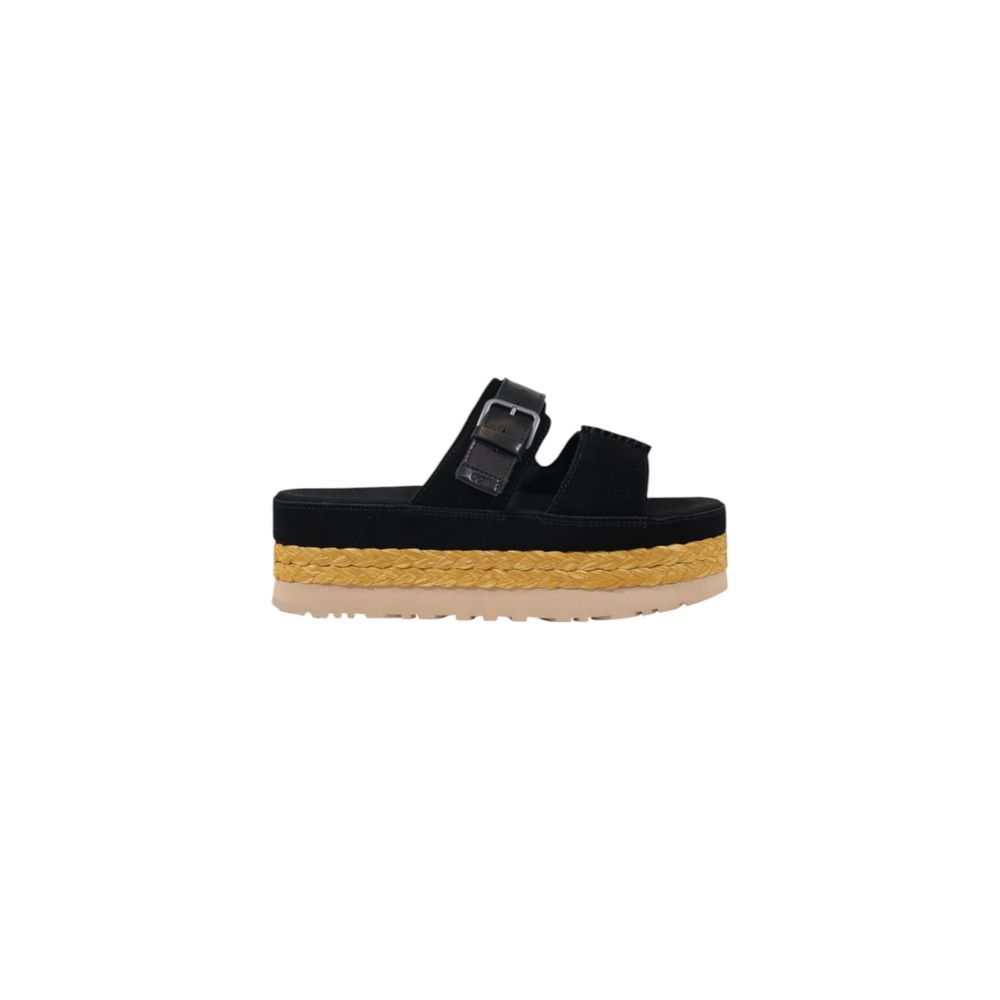 Сандалии из черной замши Ugg, черный