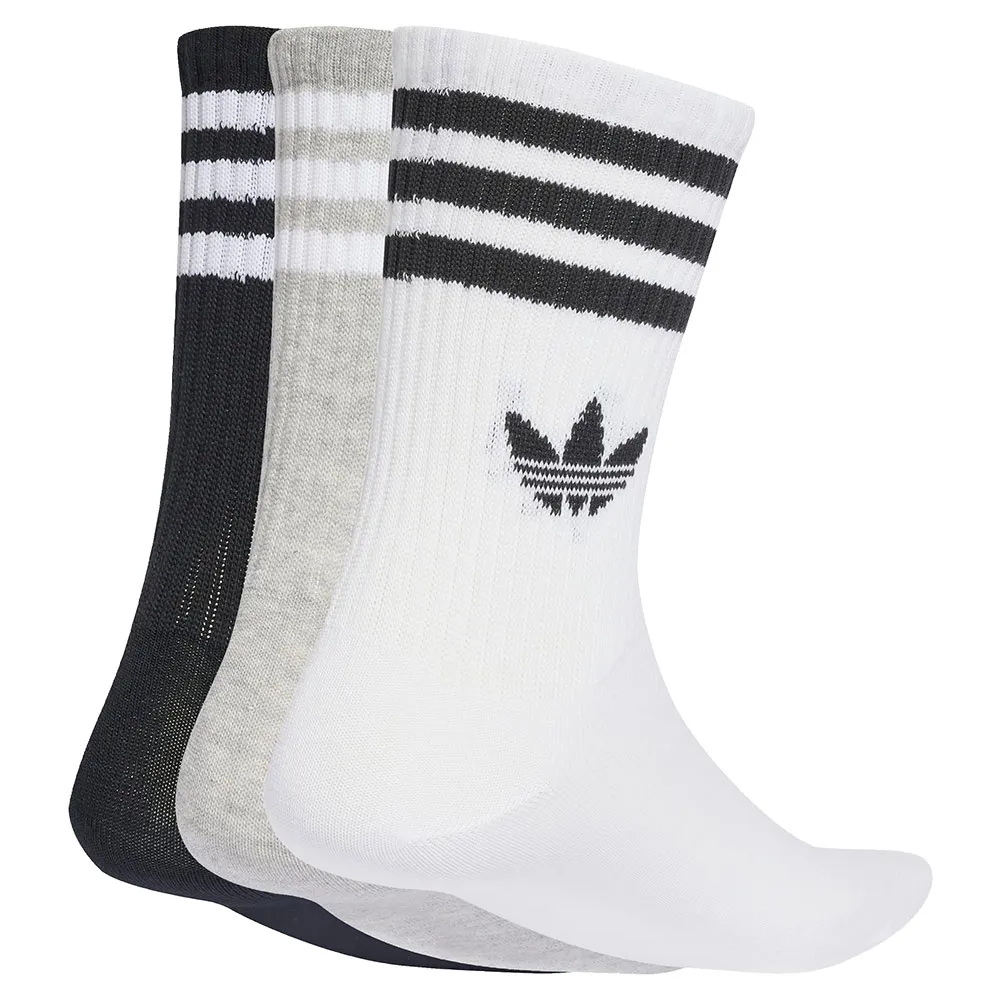 Носки 3 шт adidas Originals 3 Stripes crew, разноцветный — фото 2