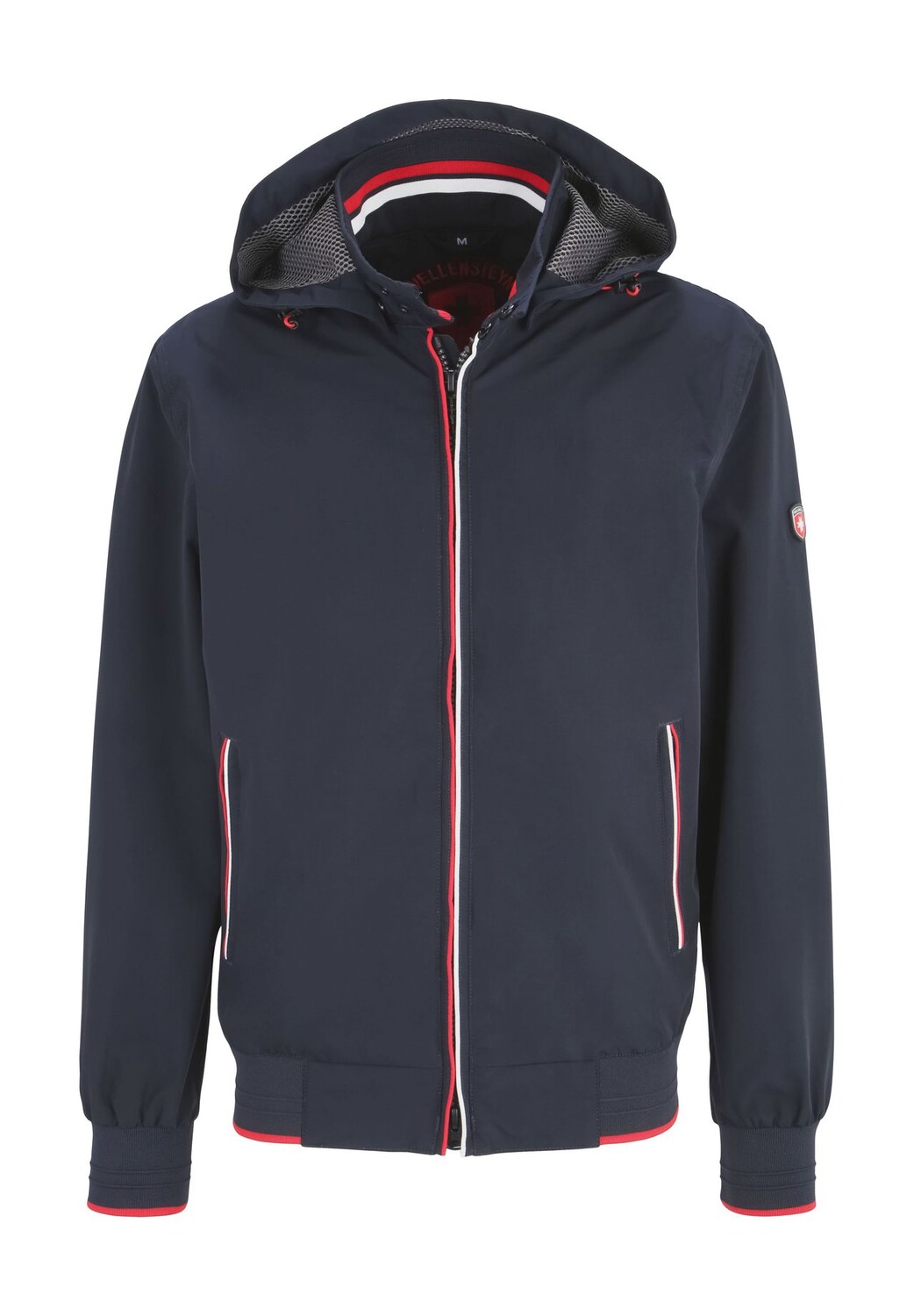 

Блузон Колледж 825, непромокаемый, ветрозащитный, мужской WELLENSTEYN, цвет Darknavy Red