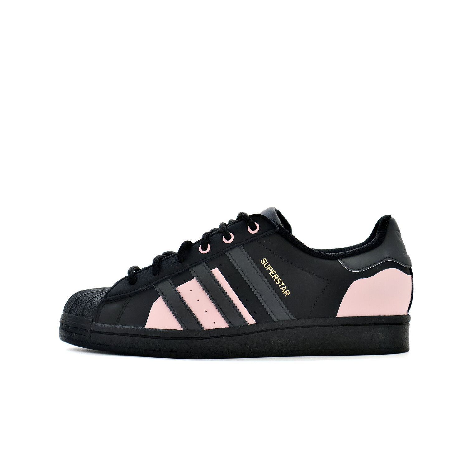 

Кроссовки для скейтбординга Superstar, унисекс, низкие, розовый Adidas Originals, розовый/черный