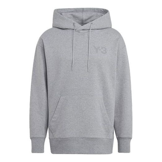 

Толстовка Men's Y-3 SS21 Logo Drawstring Gray, серый