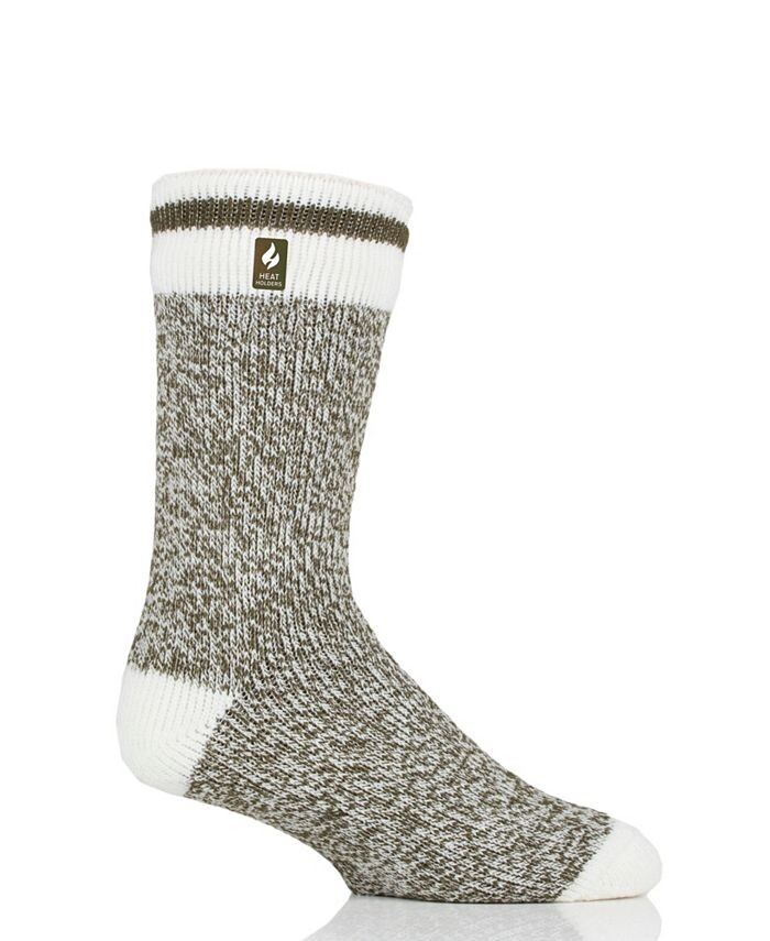 

Мужские носки Jeffrey Cream Block Twist Crew Heat Holders, зеленый
