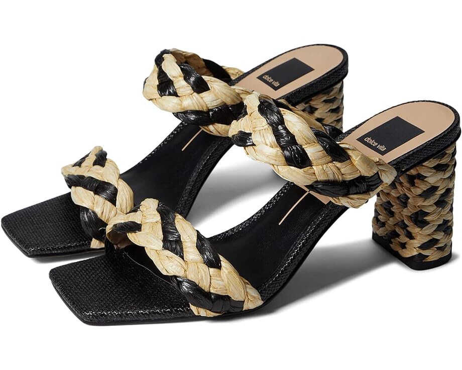 

Туфли Dolce Vita Paily, цвет Black/Natural Raffia