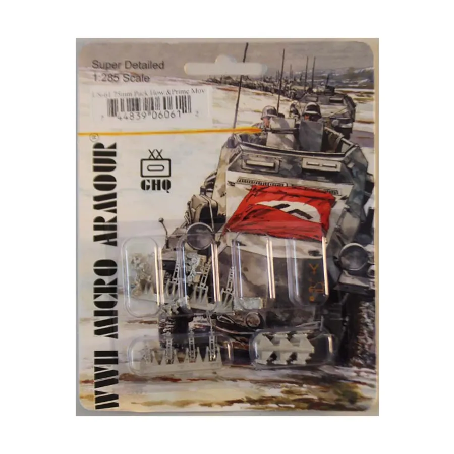 

75-мм ранцевые гаубицы, WWII Micro Armour - United States - Towed Guns (1:285)