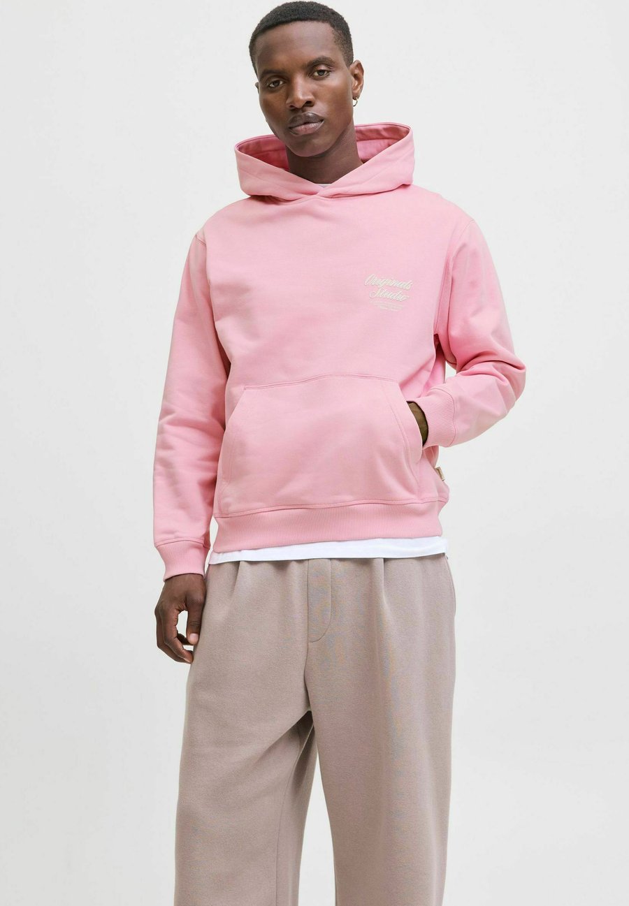

Худи Jack & Jones JORNORREBRO TYPO BACK HOOD SN, Prism Pink/Light Pink