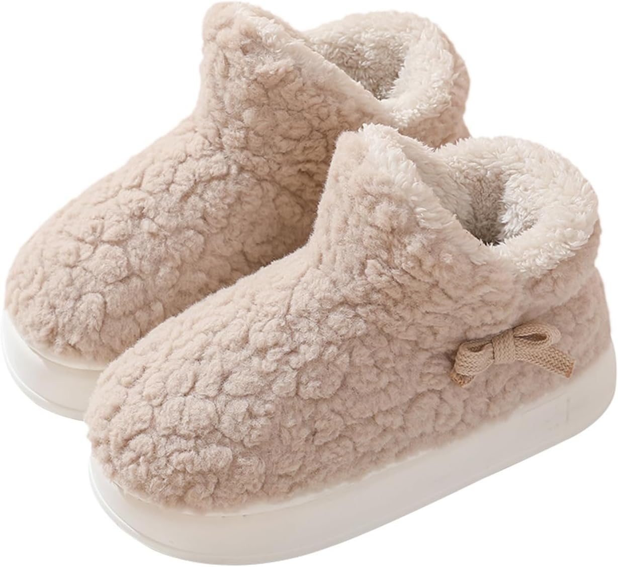 

Домашние тапочки Cliont для женщин и мужчин с мемори-пеной, удобные, теплые и нескользящие, хаки