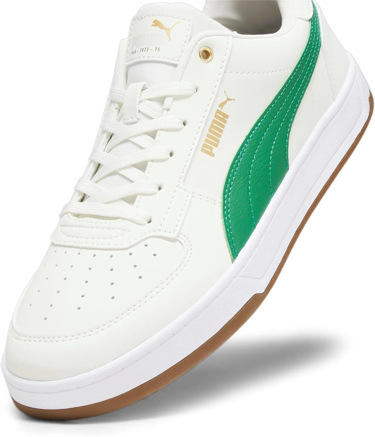 Мужские спортивные кроссовки Puma PUMA Caven 2.0, белый/зеленый/золотой — фото 3