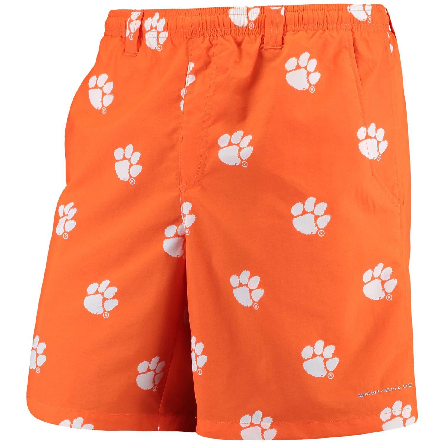 

Мужские гибридные шорты Columbia PFG Orange Clemson Tigers Backcast II 8 Omni-Shade