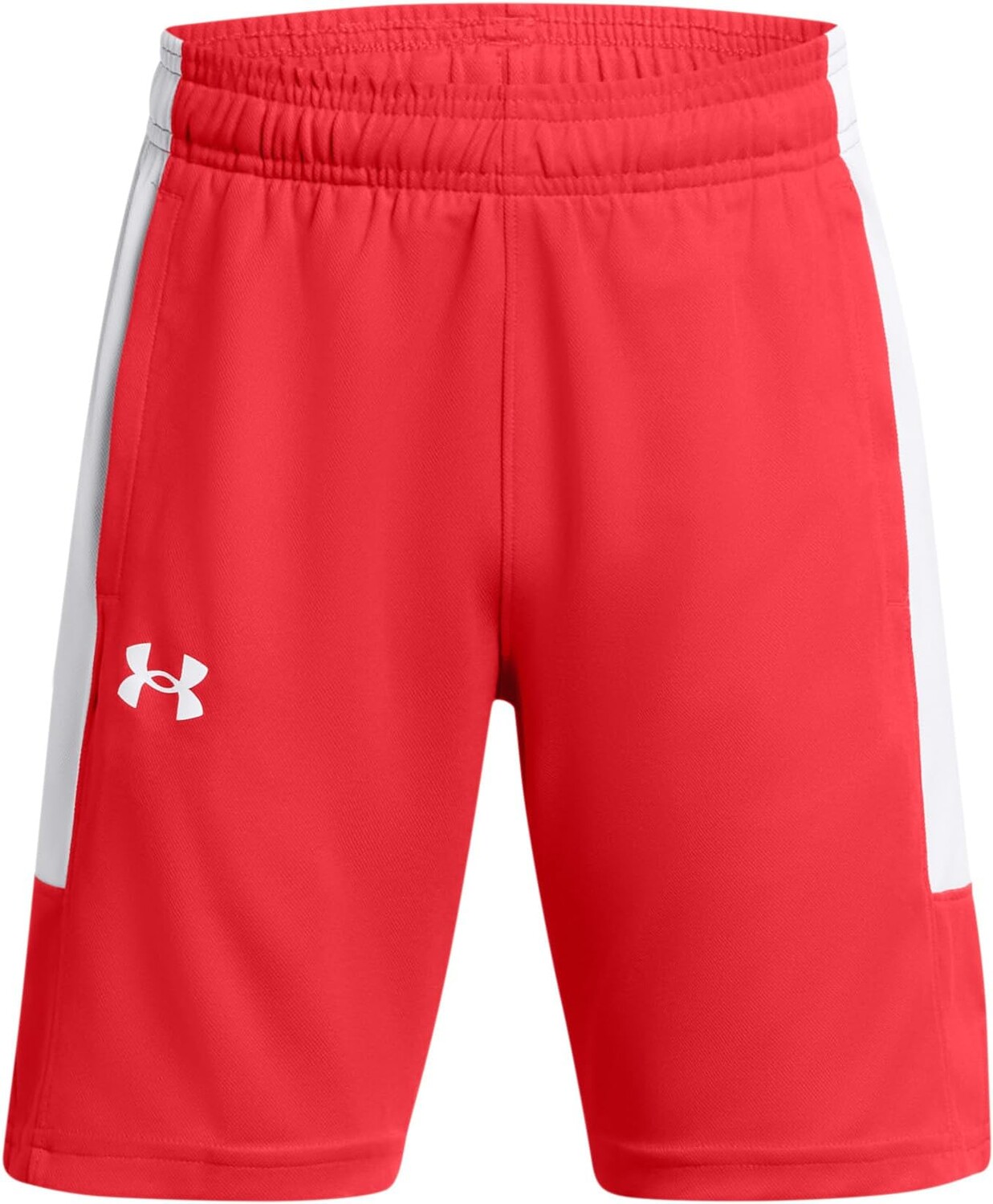 Шорты Under Armour Baseline Basketball Shorts, цвет Red/White — фото 3