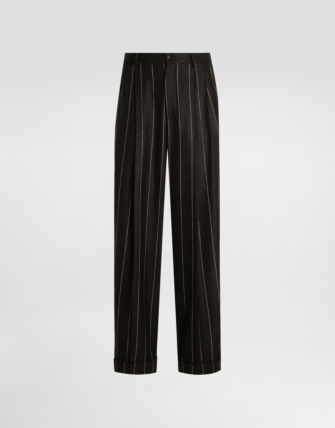 

Фланелевые брюки в тонкую полоску Dolce & Gabbana, мультиколор