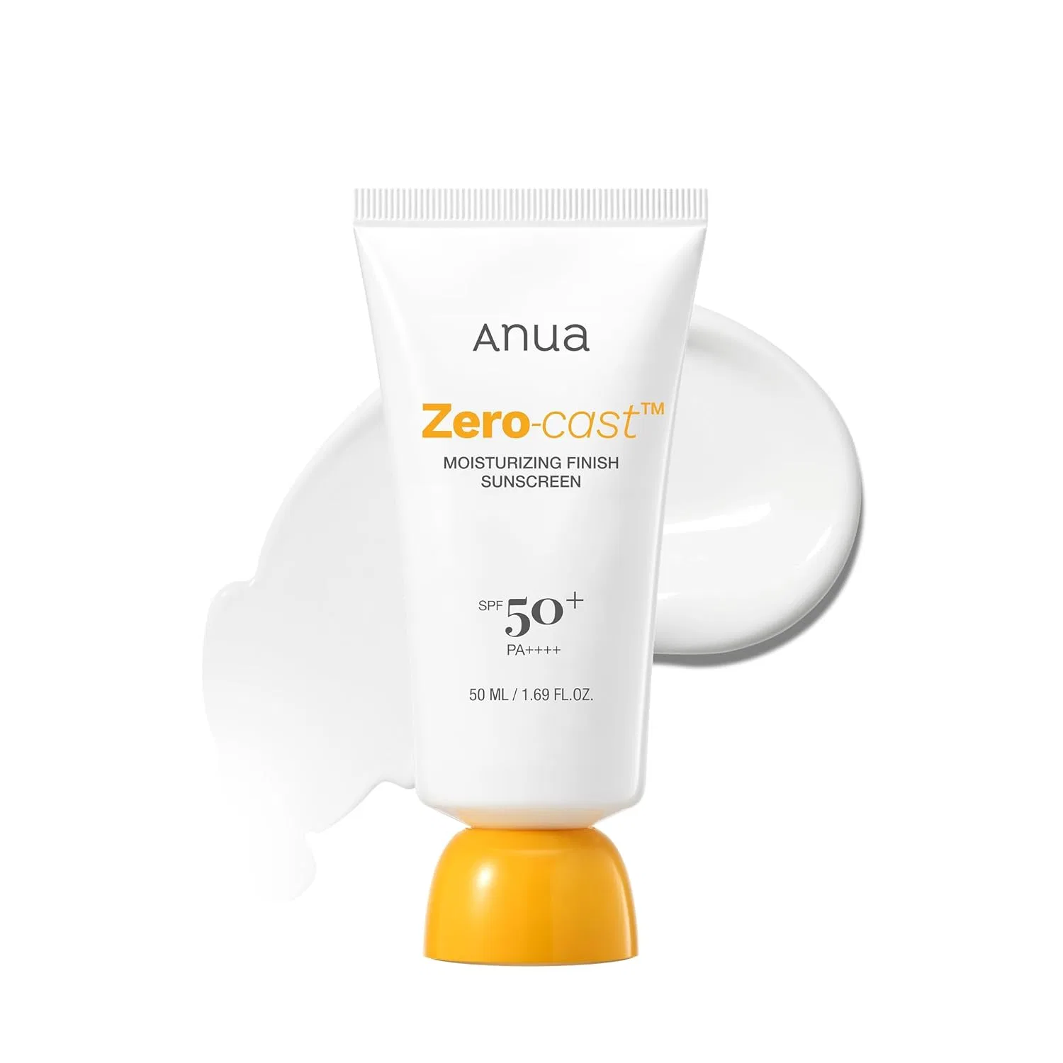 Увлажняющий солнцезащитный крем Anua Zero-Cast SPF 50 для лица, 50 мл Anua