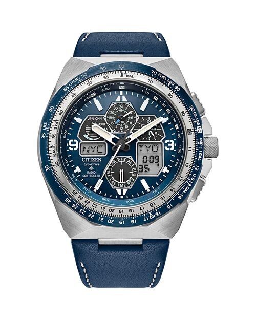 

Хронограф Eco-Drive Promaster Air Skyhawk, 46 мм Citizen, цвет Blue