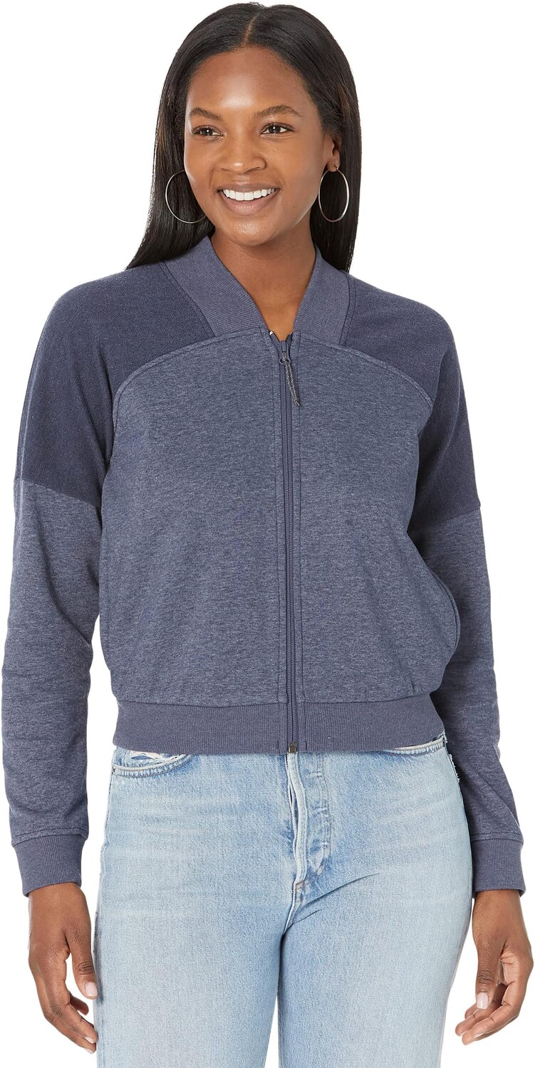 

Куртка Columbia LodgeFrench Terry Full Zip, цвет Nocturnal Heather