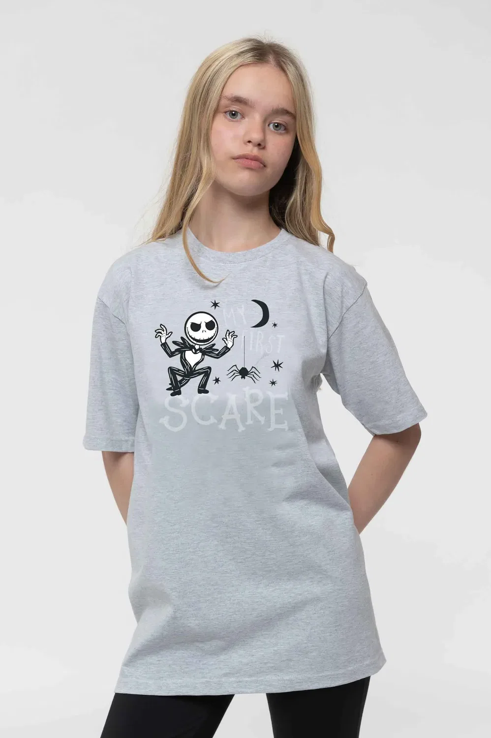 Детская футболка The Nightmare Before Christmas Disney, серый
