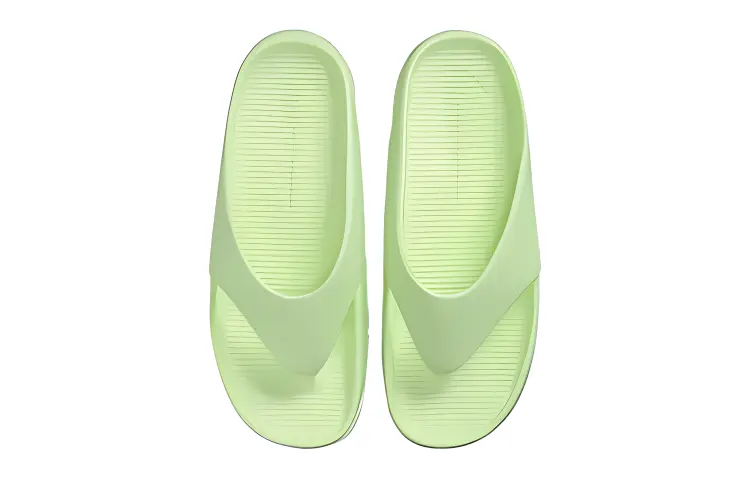 Nike Кроссовки Calm Flip Flop Barely Volt женские бледно-желто-зеленые, цвет Slight Yellow Green — фото 4