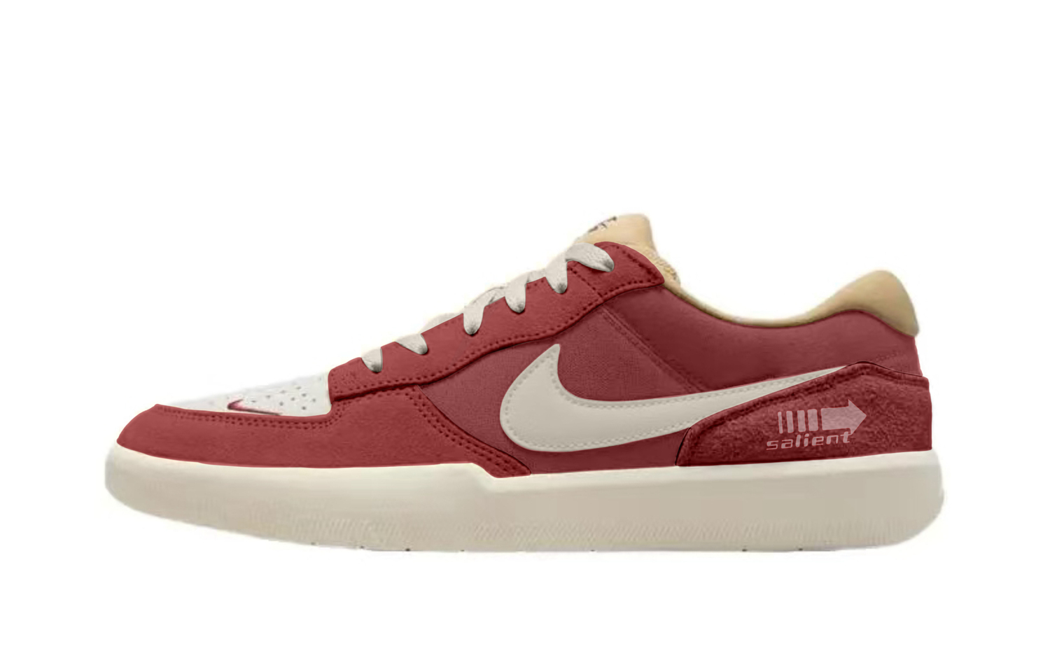 

Nike SB Force 58 Crimson Light Cavalry Low top мужские скейтборд кроссовки red