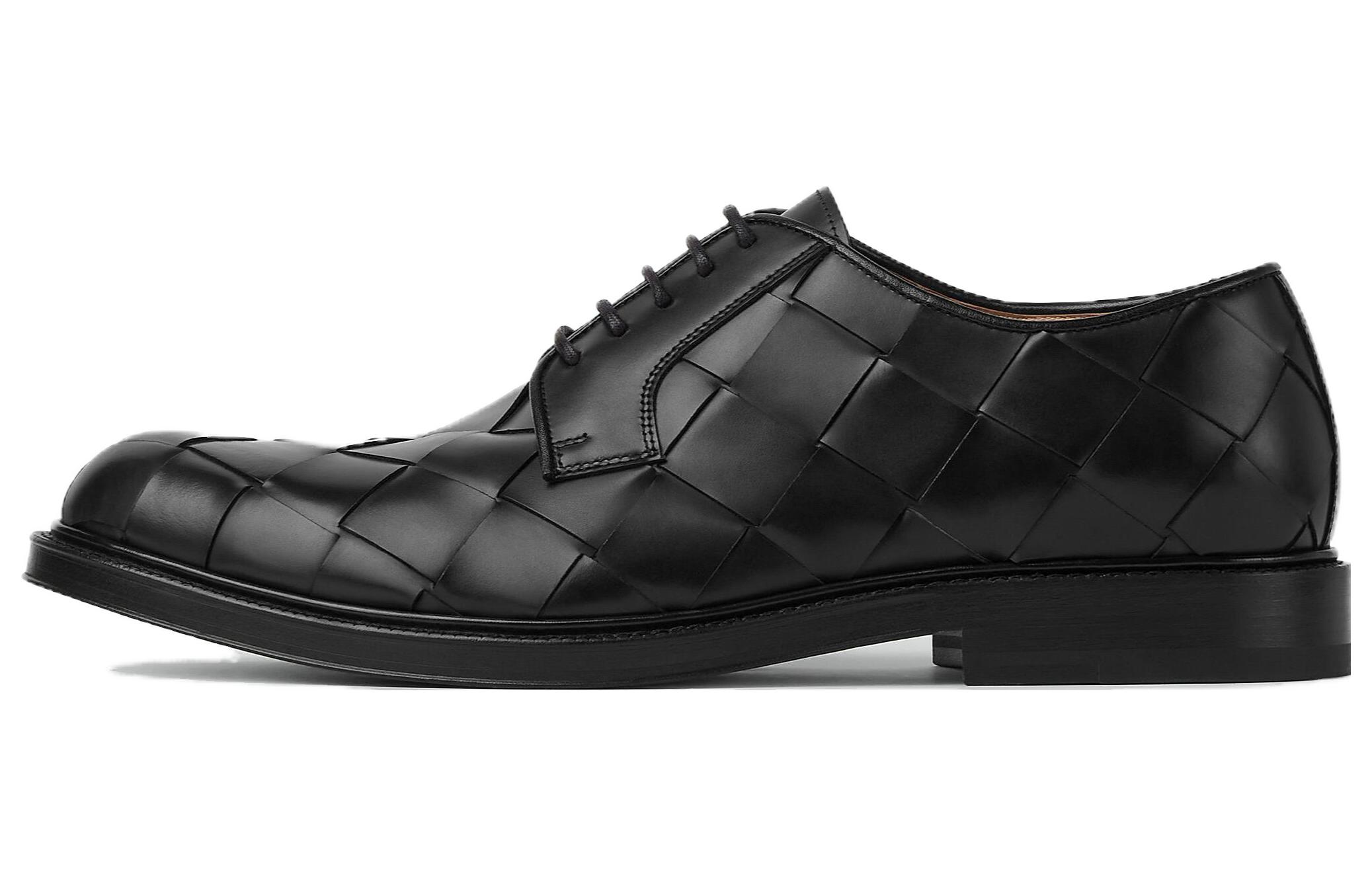 

Ботинки оксфорды мужские черные Bottega Veneta
