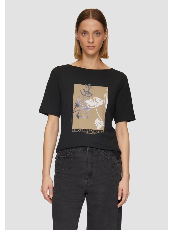 

Футболка s.Oliver BLACK LABEL T-Shirt kurzarm, черный
