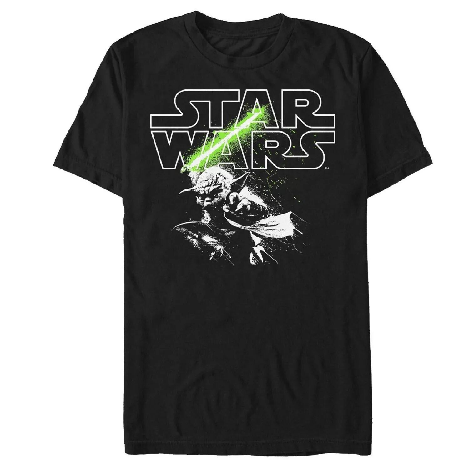 

Мужская цветная футболка Yoda в стиле «Звездные войны» в стиле поп-музыки Star Wars