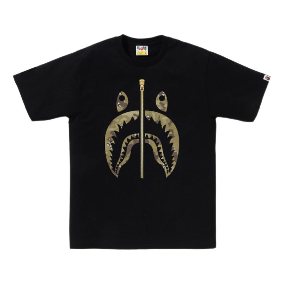 

Футболка A Bathing Ape Bitmap Shark Tee 'Black'