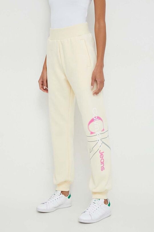 

Джоггеры Calvin Klein Jeans, желтый