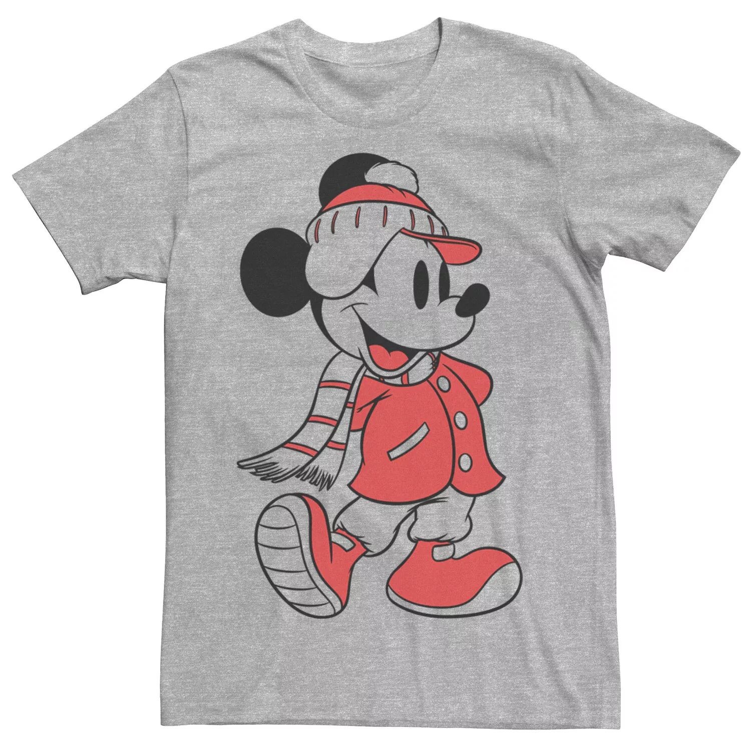 

Мужская рождественская футболка с Микки Маусом Disney