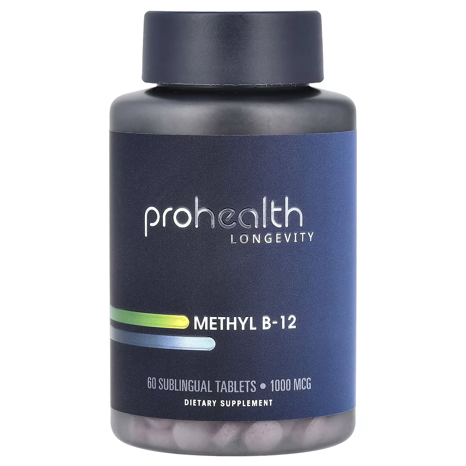 

Метил B-12, 1000 мкг, 60 сублингвальных таблеток Prohealth Longevity