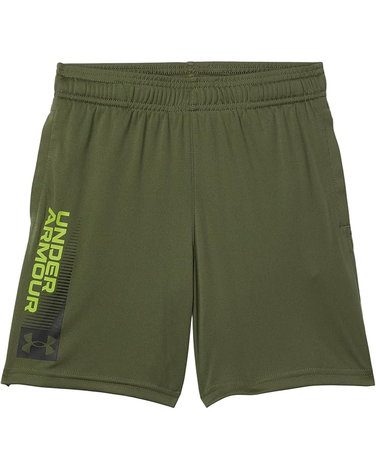 

Шорты Under Armour Kids Tech Wordmark Shorts, цвет Marine OD Green/Green Vibe/Black