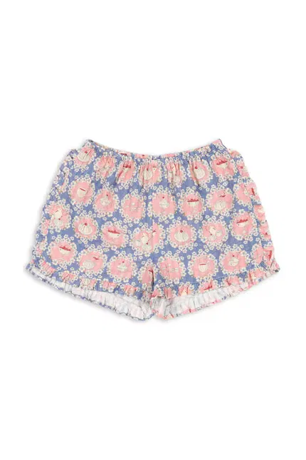 Шорты детские с воланами Kim Frill Shorts Konges Sløjd, мультиколор