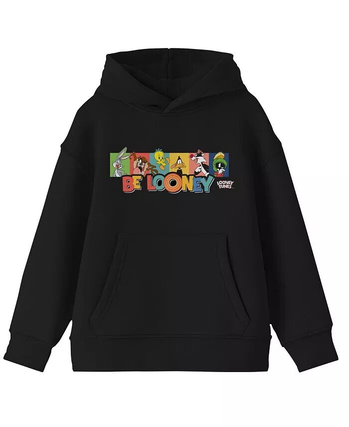 

Черная толстовка с капюшоном Be Looney Youth Boys Cartoon Characters Looney Tunes, черный