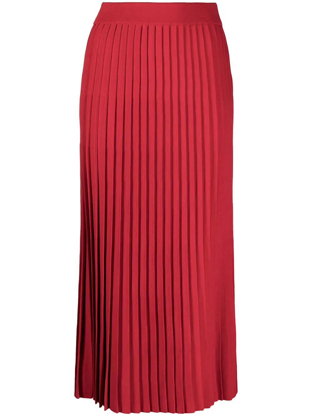 

Плиссированная юбка миди BALENCIAGA, красный