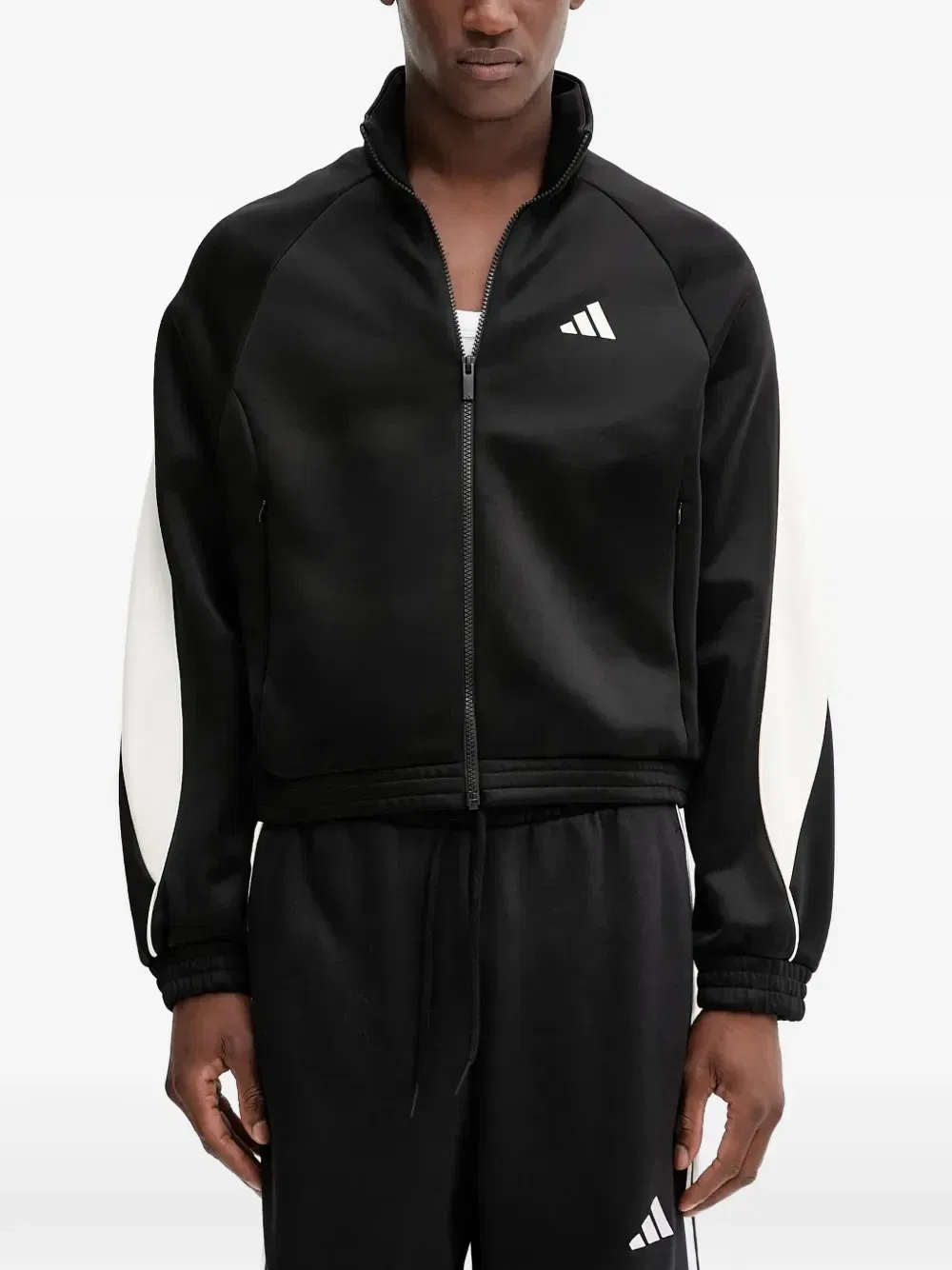 Свитер с молниями Adidas, черный