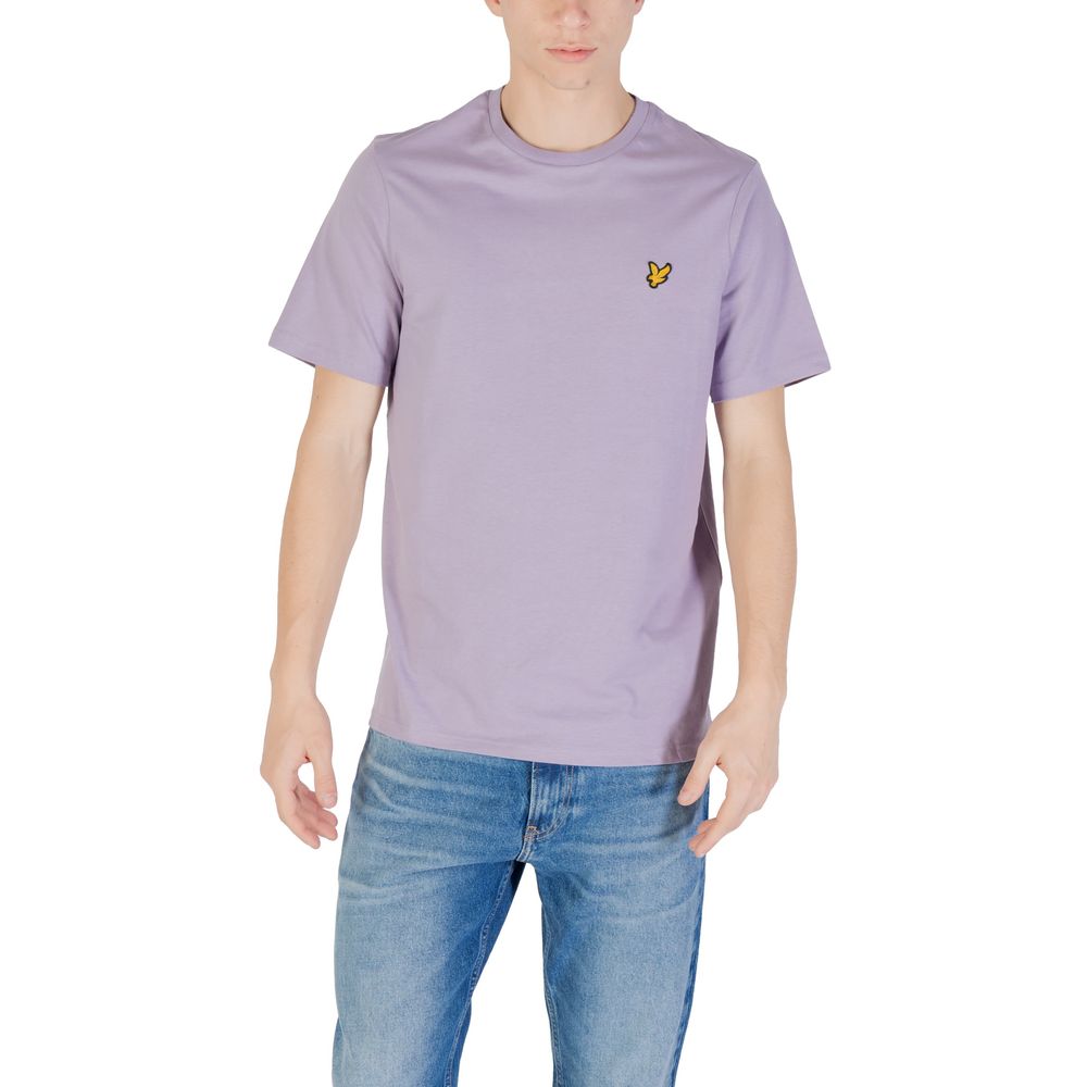 

Футболка из фиолетового хлопка Lyle & Scott