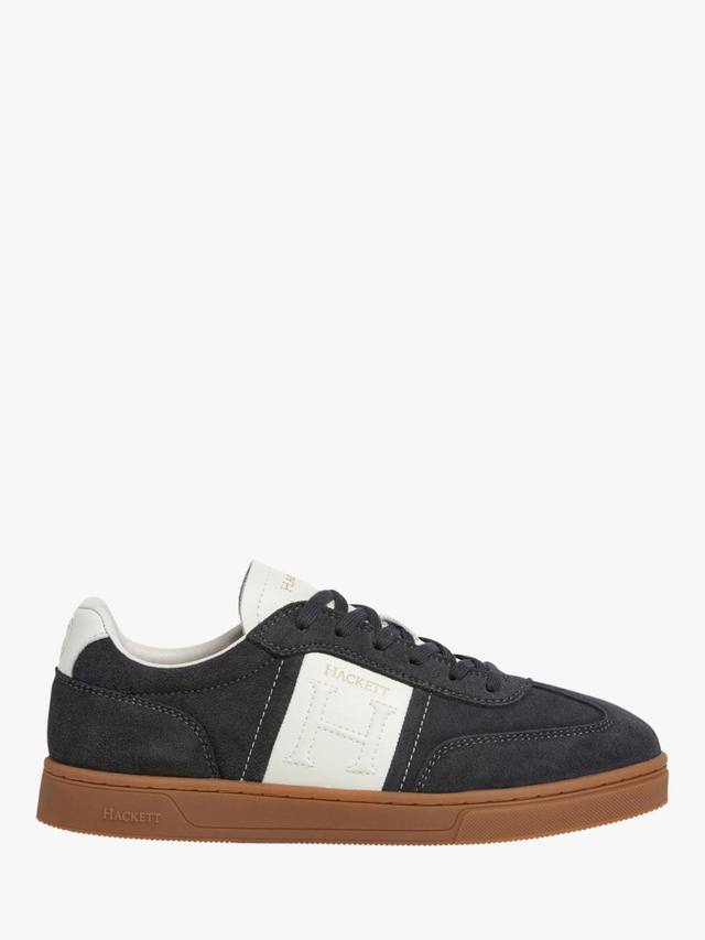 

Harper League кроссовки из замши на шнуровке Hackett London, Dark Grey