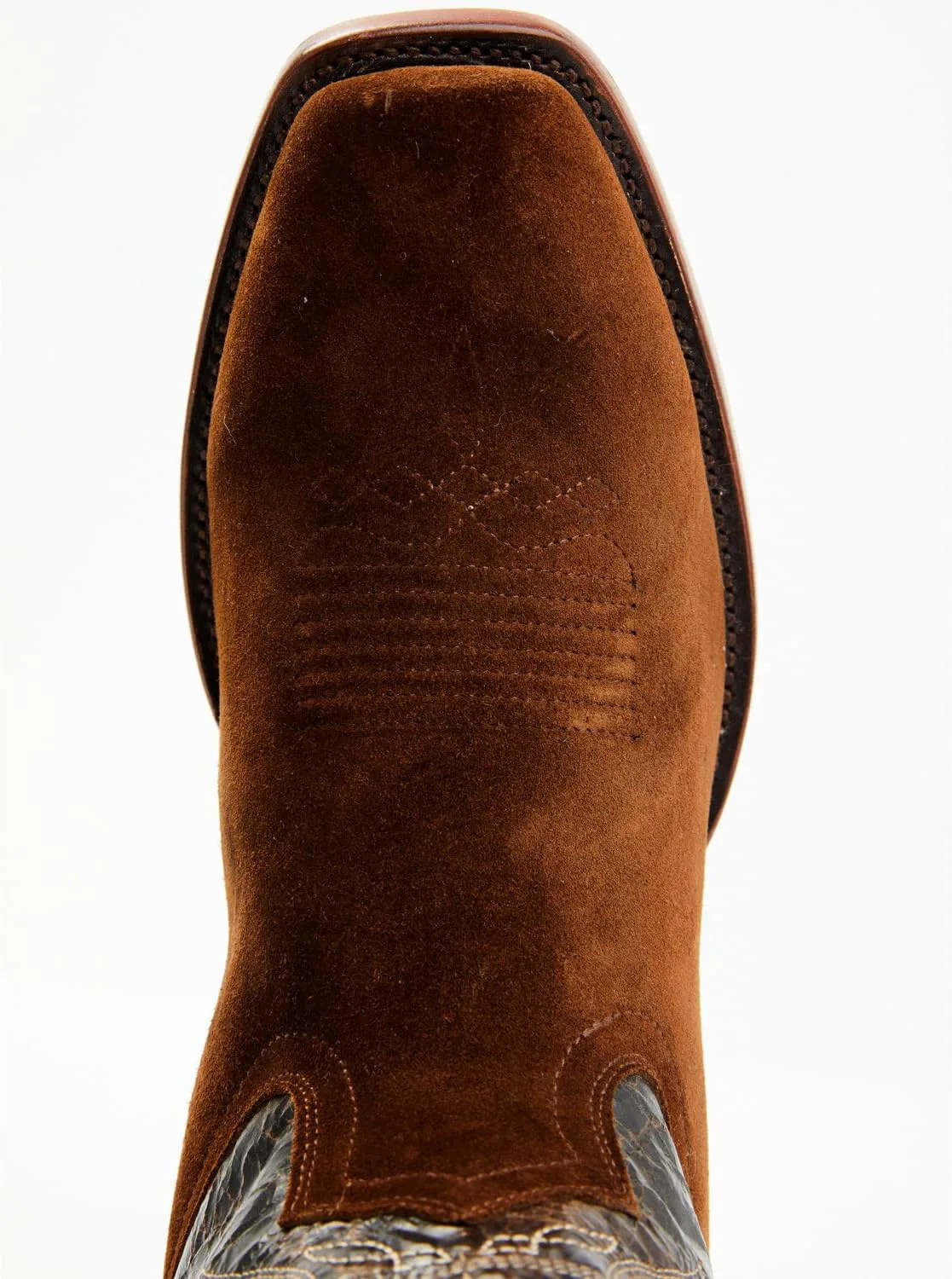 Мужские вестерн-бутсы Pancho Roughout 11" с квадратным носком - Rc1065 Moonshine Spirit, коричневый